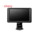 Black vehicle-mounted 7-inch MP5 player with LCD screen and included mounting accessories