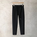 Boys slim straight wool trousers in tapered cut for business casual and street fashion.