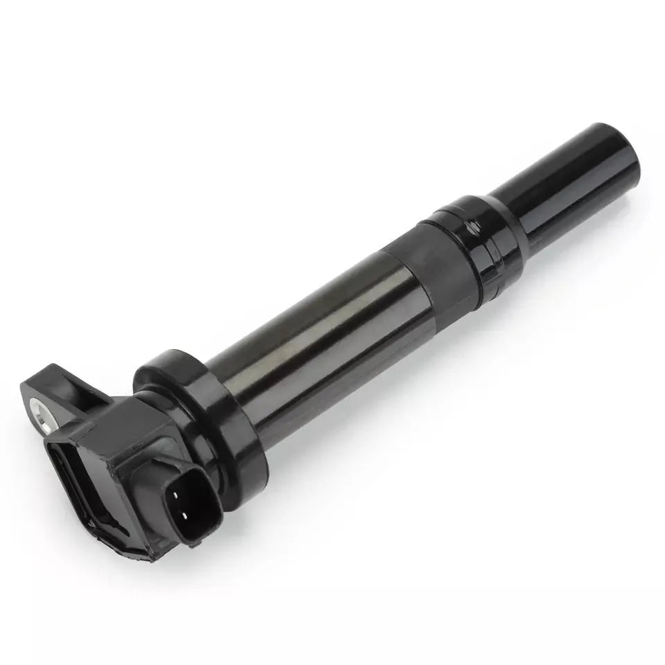 Black Hyundai ignition coil part numbers 27301-3E400 and 273013E400 for 4-cylinder engines