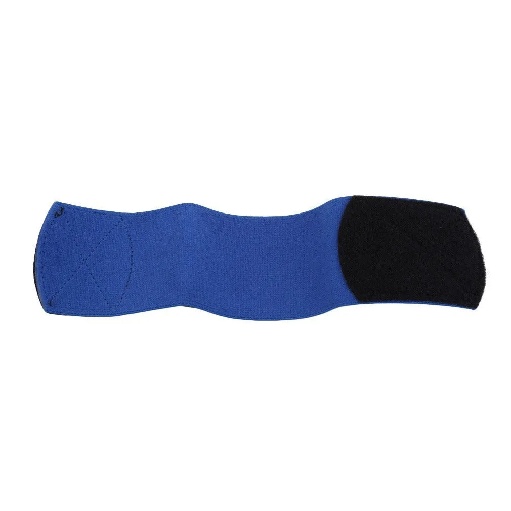 Rubber football shin guard tape belt measuring 25x6.5cm in four colour options