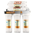 White plastic water purifier filter element cartridge for household drinking water systems