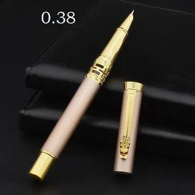 Immortal Pen student calligraphy set with iridium nib and metal pen holder in traditional Chinese gift box