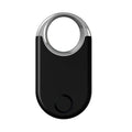 Compact black and white pet tracking device with unlimited distance GPS positioning