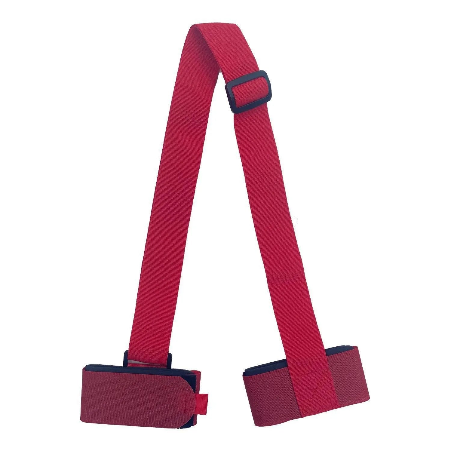 Fixed sewing skiing bandage shoulder strap in adjustable hook and loop design