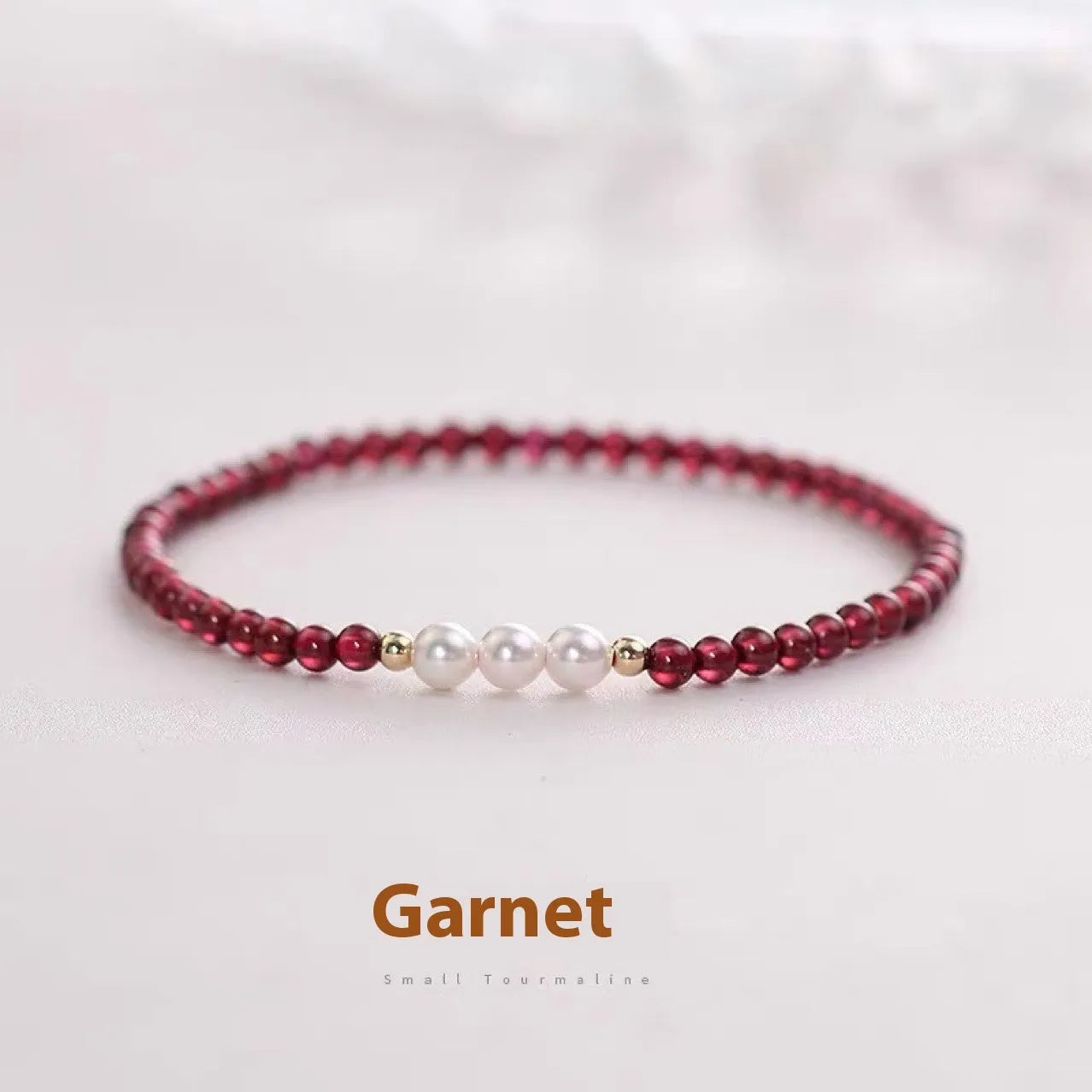 Adjustable crystal bracelet with 3mm or 4mm beads for women's OL fashion jewellery