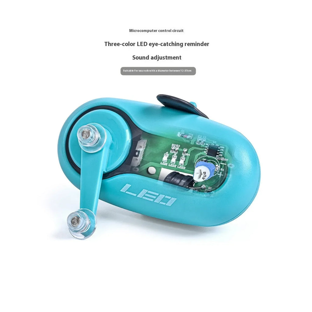 Fishing rod alarm with signal induction lamp for night fishing
