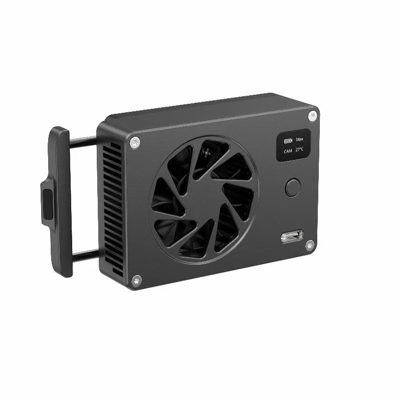 Black aluminium alloy PC cooling radiator with fan, measuring 89mm wide.