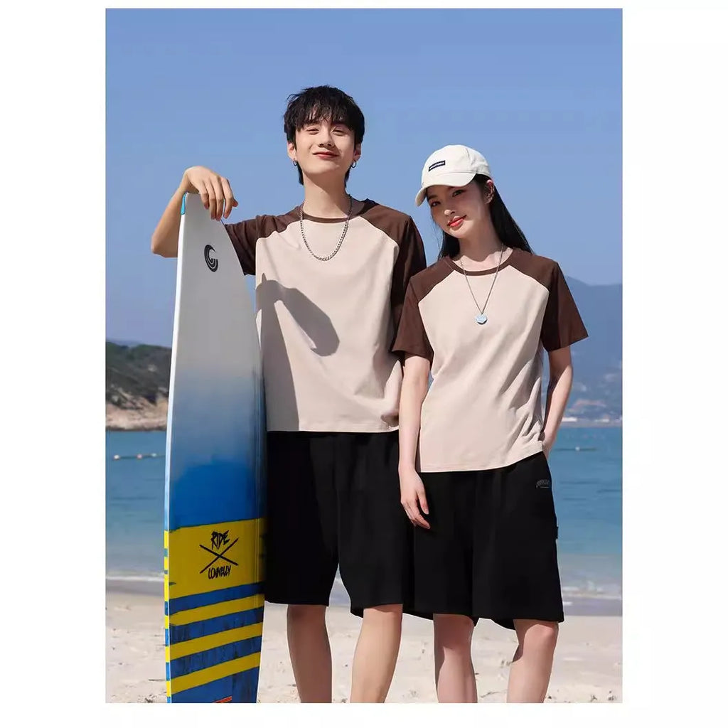 Cotton blend loose fit round neck work t-shirt available in multiple colours and sizes for custom printing