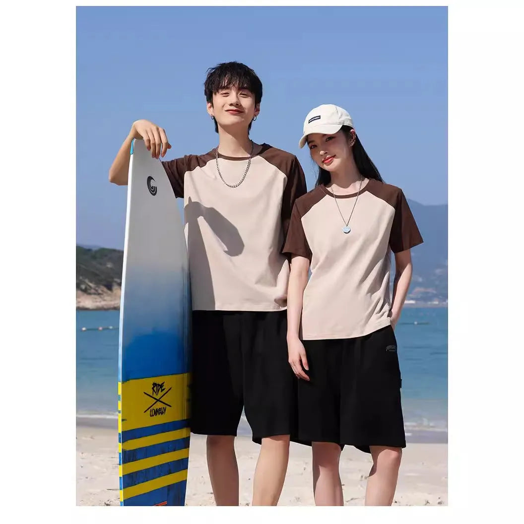 Cotton blend loose fit round neck work t-shirt available in multiple colours and sizes for custom printing