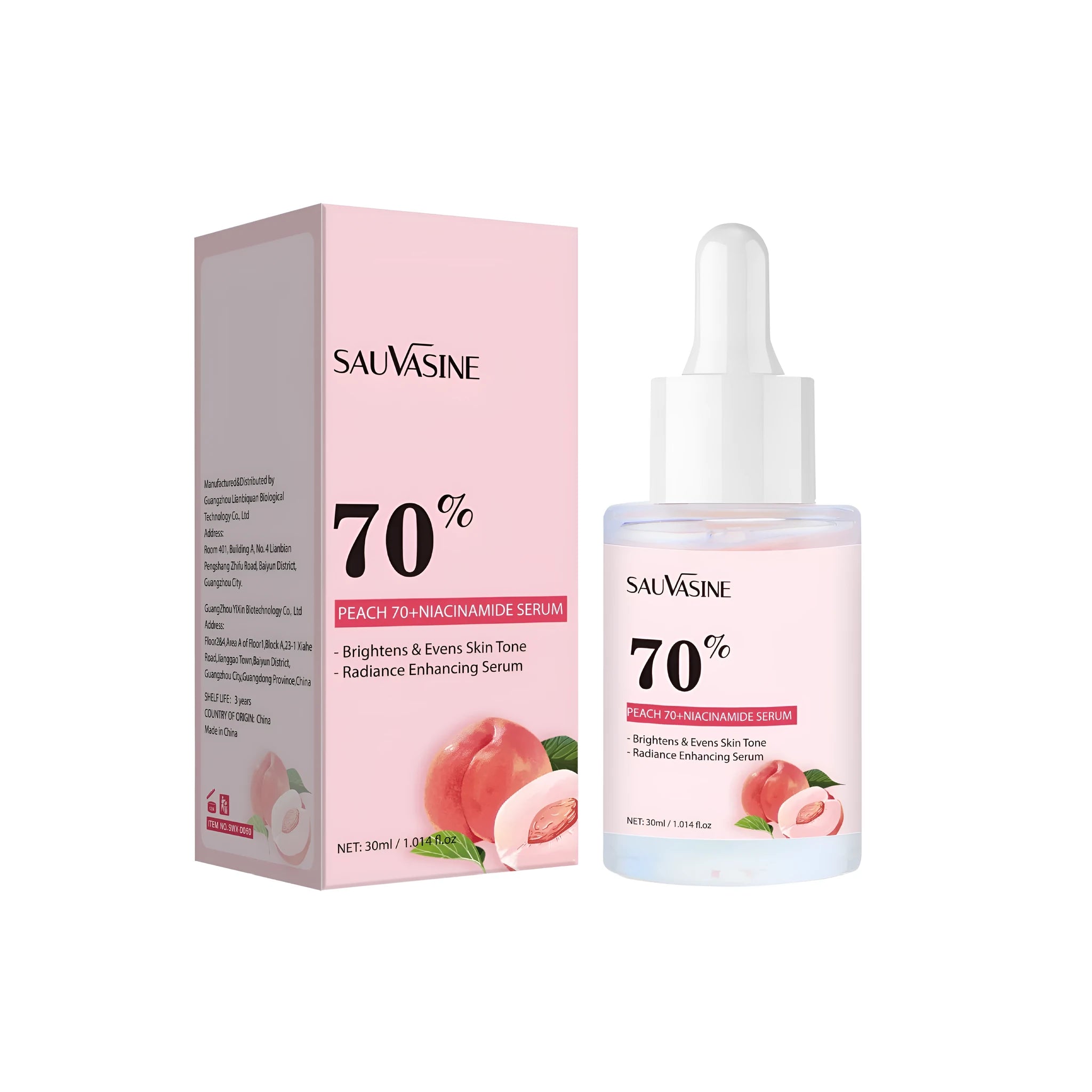 Nicotinamide eye care solution 30ml bottle for hydrating dry tired eyes