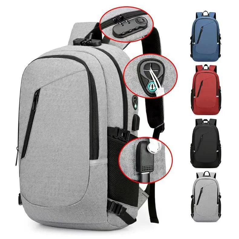 Oxford cloth computer backpack in street trend style with 20-35 litre capacity for leisure travel