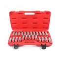 25-piece car terminal removal tool set with pull-out keys for wiring harness disassembly