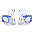 White crystal swan desktop decoration in modern simplicity style