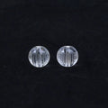 Crystal Heart Sutra prayer beads with engraved Buddhist mantras in three size options