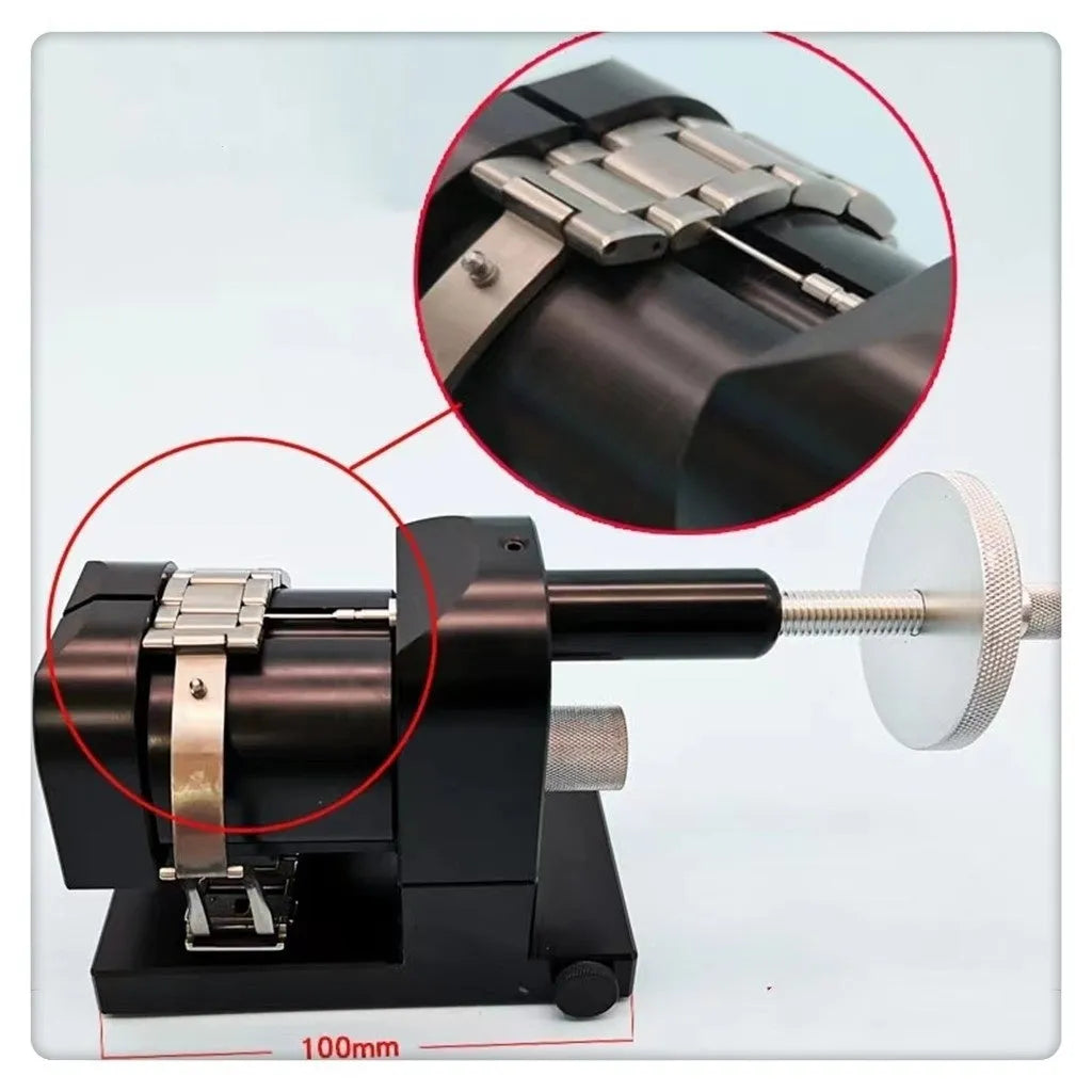 Watch strap removal tool kit with alloy steel construction and 12-piece set for watch repair
