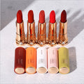 Macaron diamond velvet charm 5 pieces lipstick kit with multiple colour options in boxed packaging