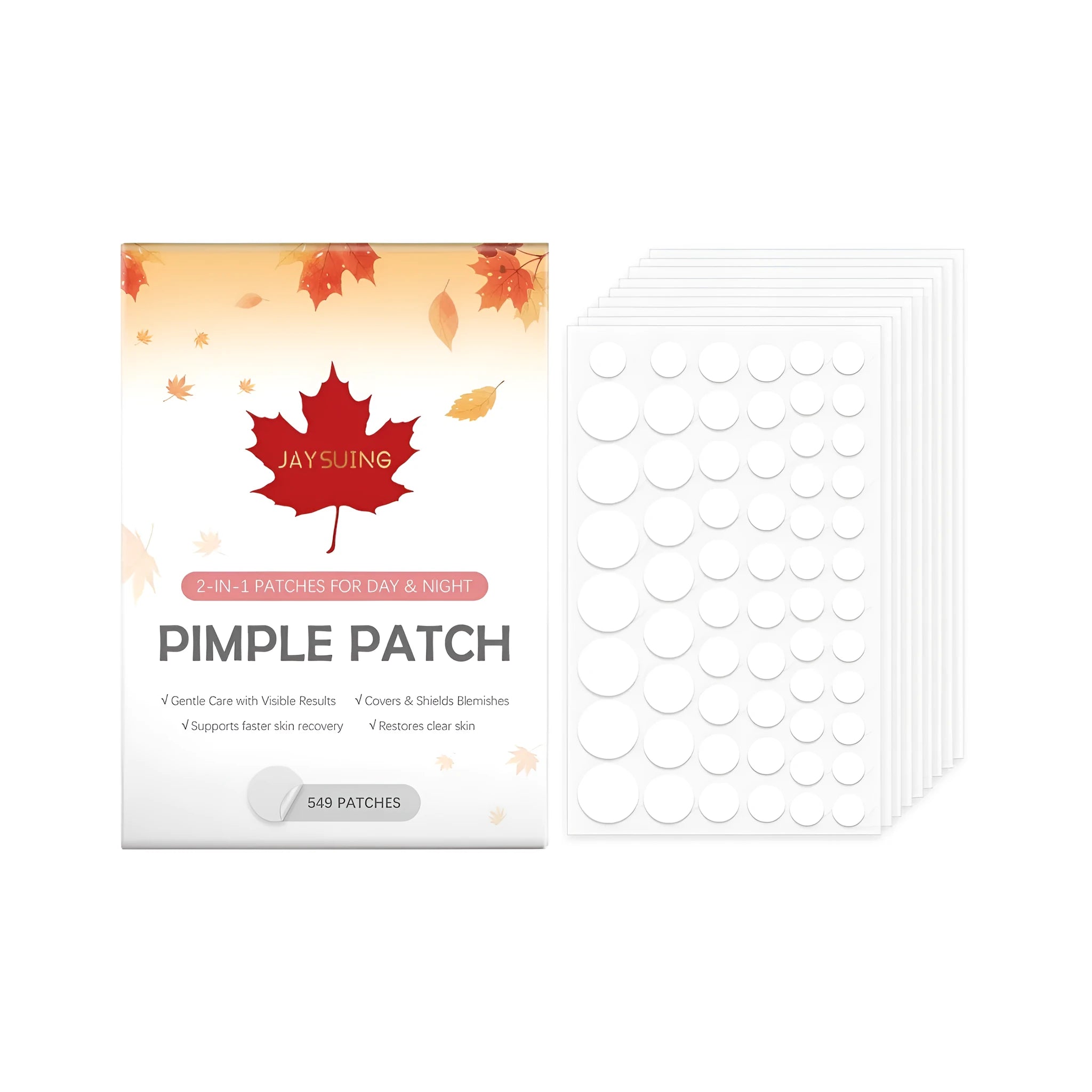Pimple patch acne spot treatment with tea tree oil and mint leaves, 549 patches in pack