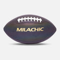 Luminous fluorescent reflective football size 9 with PU surface, machine sewn, reflective finish for night training