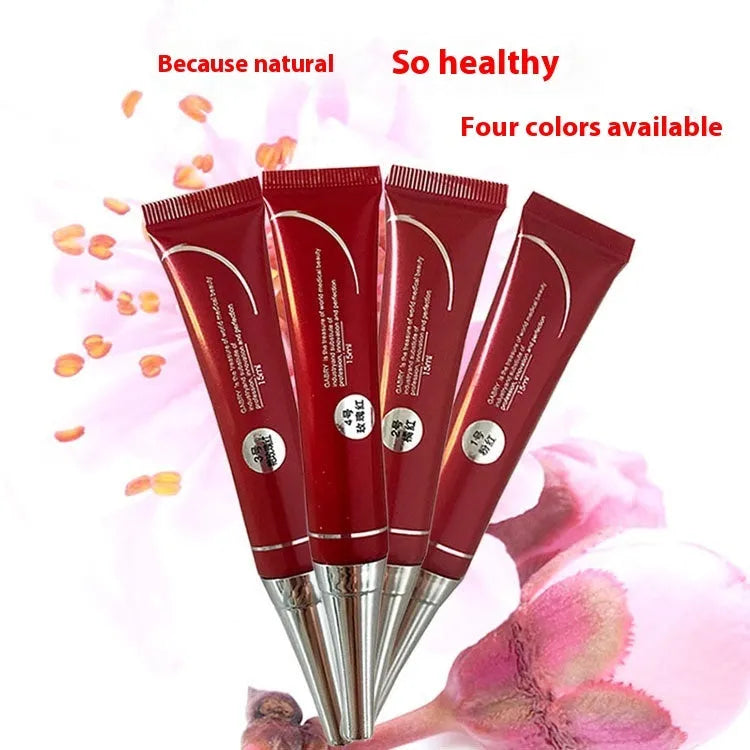 Vermilion lip gloss with long-lasting waterproof formula in five shade options