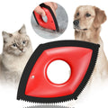 Silicone pet hair removal brush in three colours for cleaning carpets and sofas