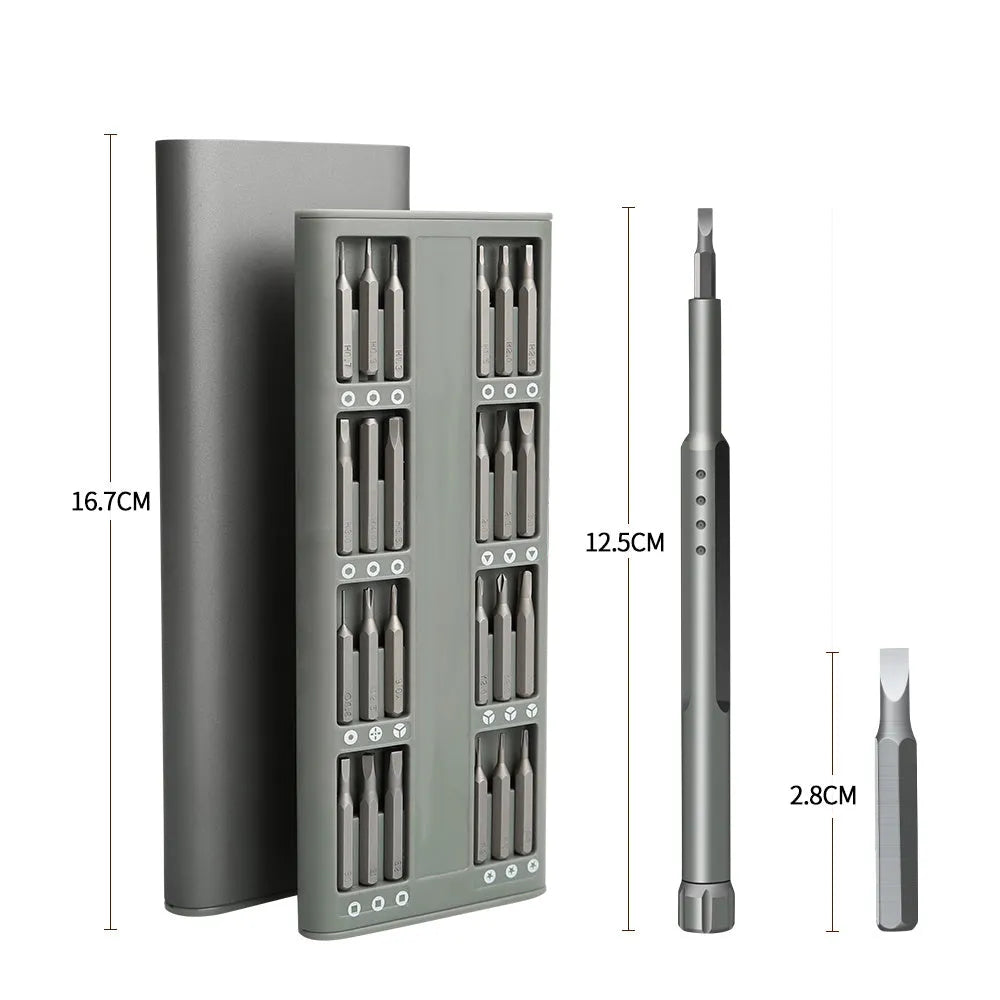 49-in-1 magnetic screwdriver set for mobile phone repair with nickel aluminium bronze tools