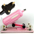 Bobb women's automatic telescopic thrusting sex tool with remote control in purple colour