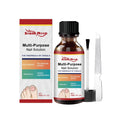 30ml bottle of nail care solution with tea tree oil and nail file for comprehensive nail maintenance