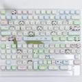 Full set of colourful puppy character design PBT keycaps for mechanical keyboards