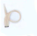Long 60cm curly gradient hair wig patch in mixed silk material on a card, showing clip-in mechanism.