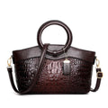 Ladies fabric handbag in six colour options showing internal mobile phone and ID compartments