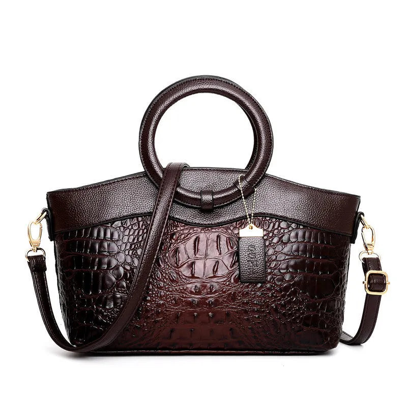 Ladies fabric handbag in six colour options showing internal mobile phone and ID compartments