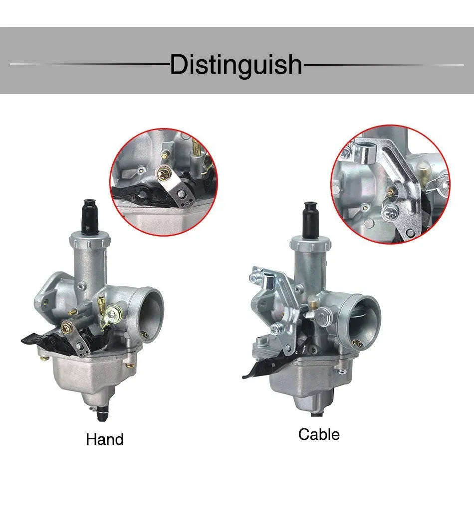 PZ27 motorcycle carburetor with automatic damper, made of zinc alloy, 10x12x5cm size