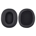Black PU leather headphone covers designed for Sony 1R models, shown as a set of two pieces.