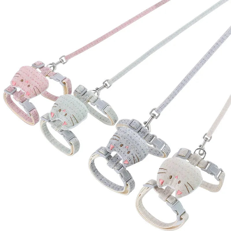 T-shaped cloth cat pulling rope in beige colour suitable for cats up to 8kg