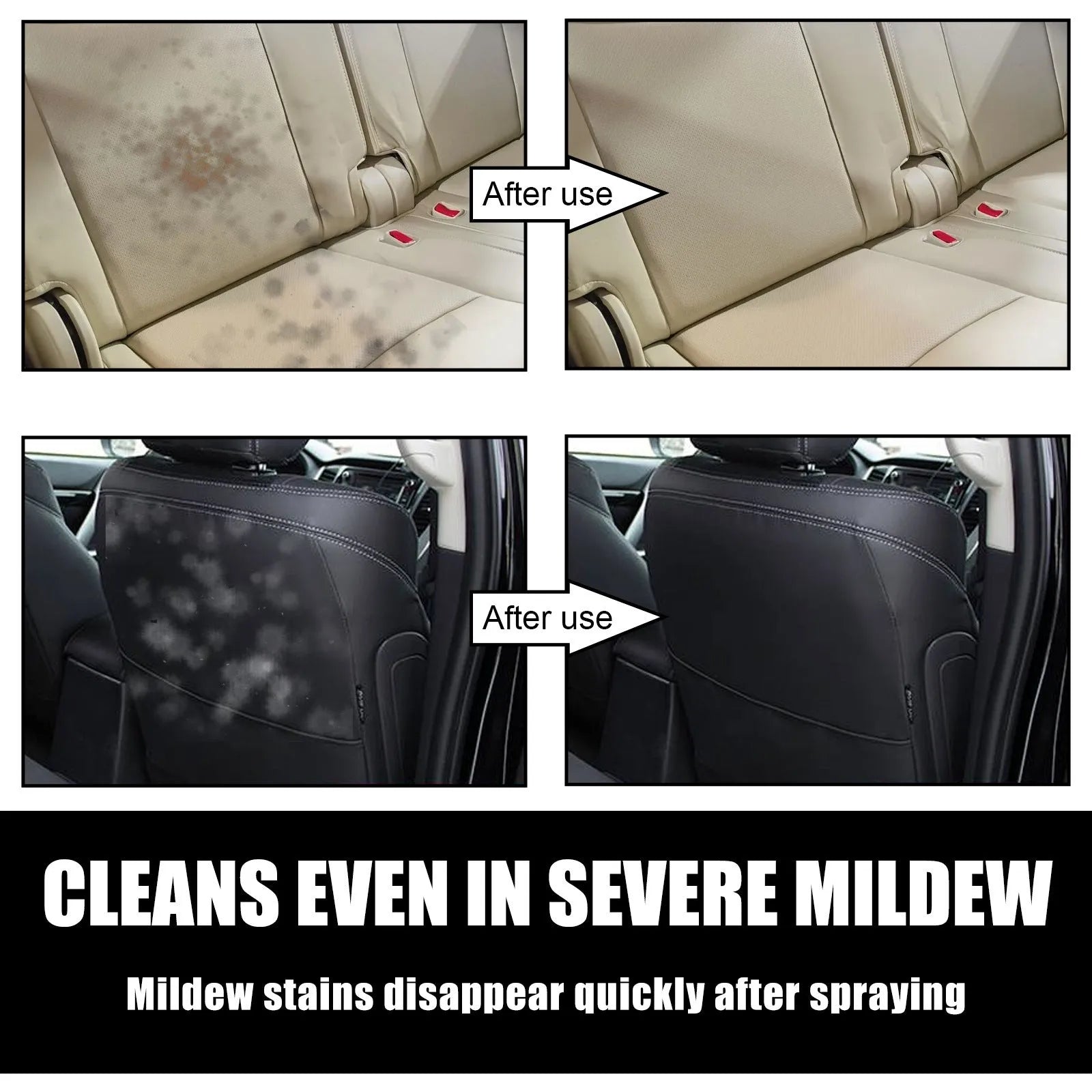 30ml boxed car interior mould removal spray with anti-mold agent for automotive cleaning