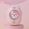 Pink and yellow multifunctional pet comb with integrated laser pointer for cats and dogs