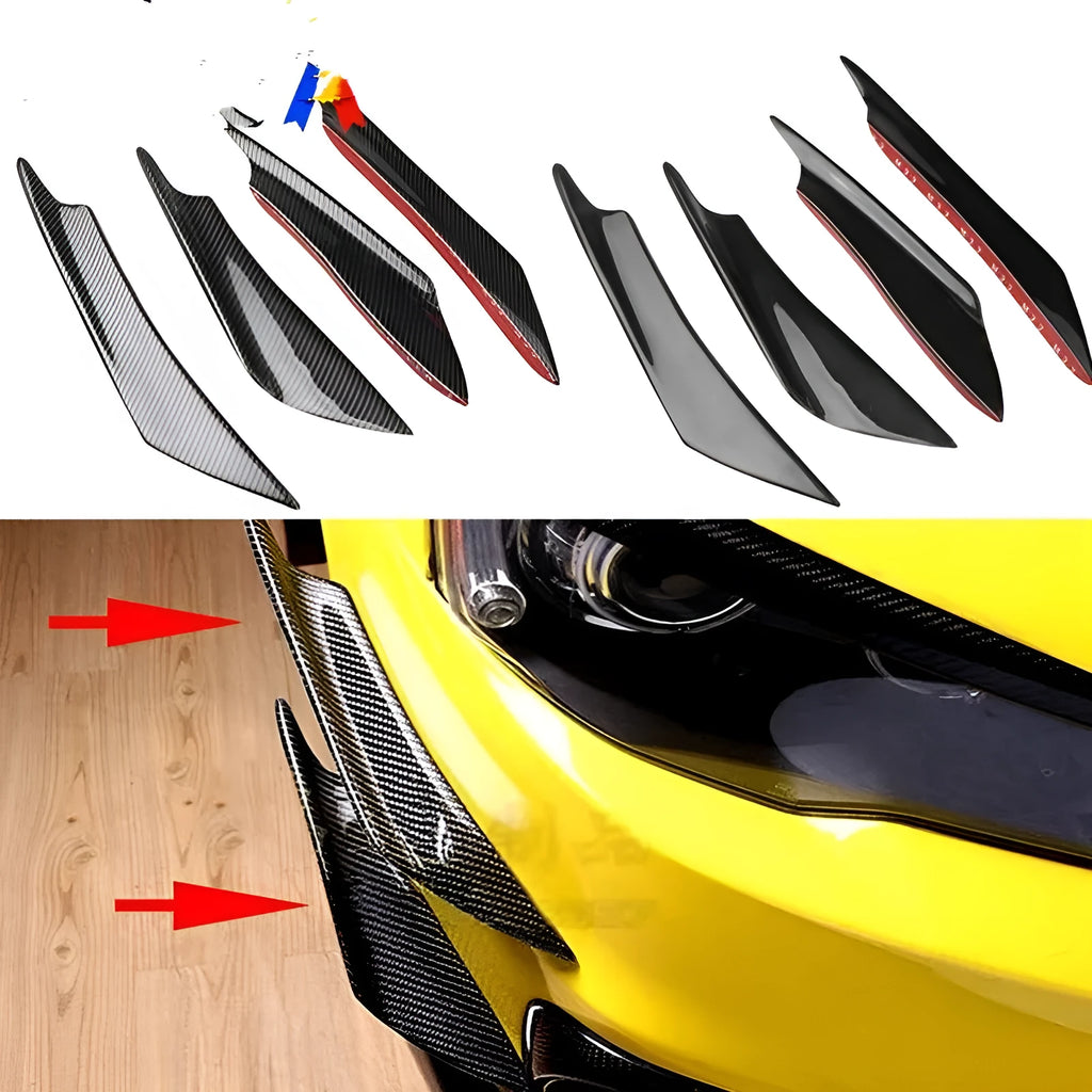 ABS automotive bumper blade with carbon fibre finish for car bumper installation