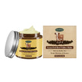 A 114g pot of cow fat skin care cream with glycerin, honey, and olive oil.