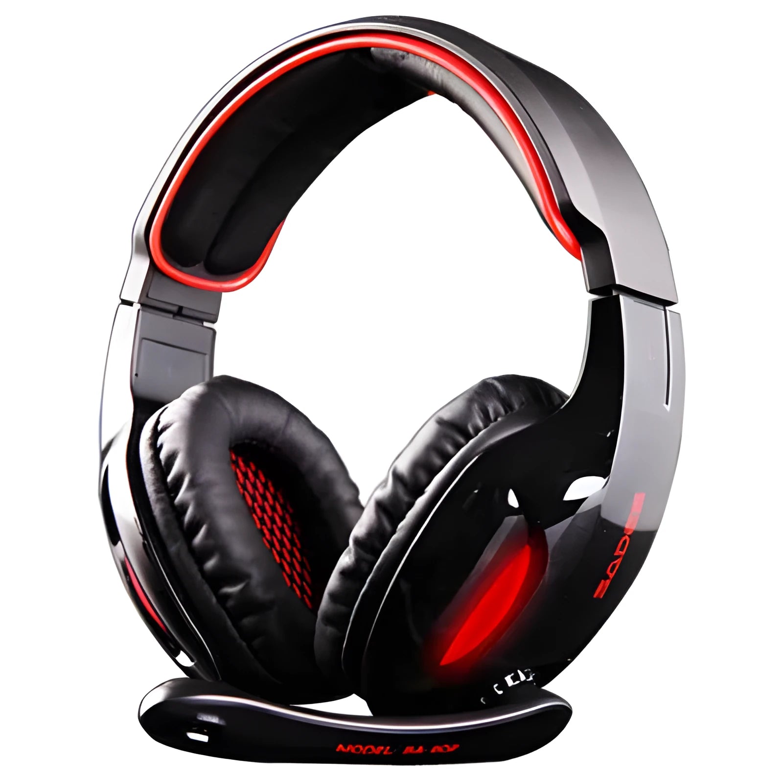 SA902 Hero Alliance black gaming headset with RGB lighting and USB cable
