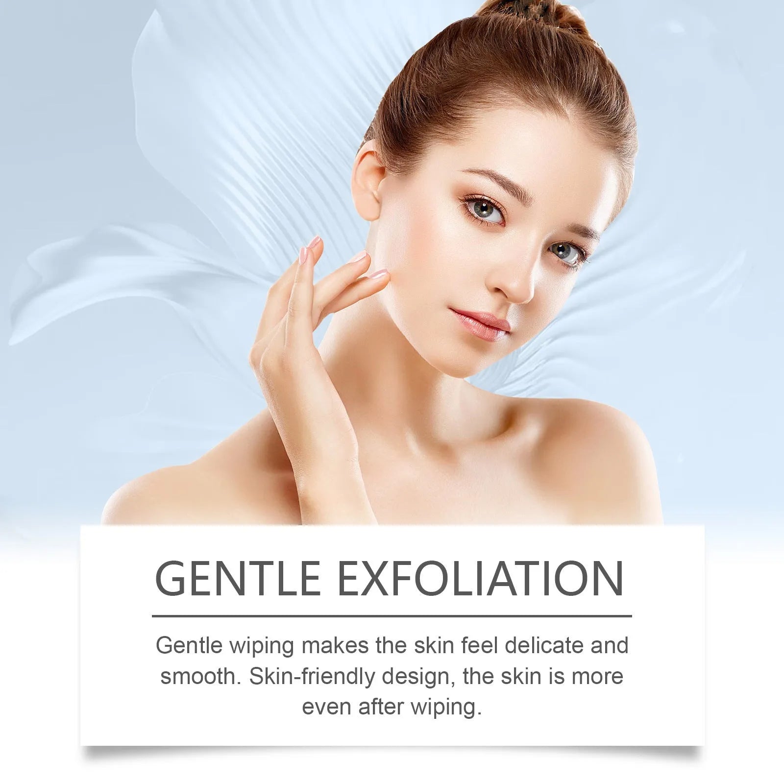 Glycolic Acid Cutin Cotton Cloth Mild skincare treatment with 60 pre-soaked pads