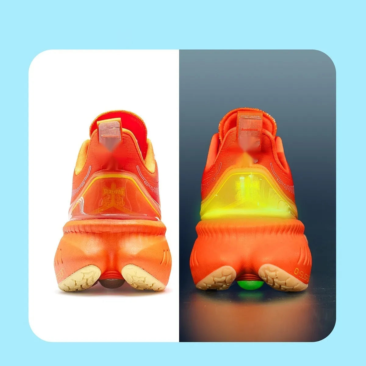 Low-top running sneakers with a breathable mesh upper and rubber sole, shown in a colour option like red or black.