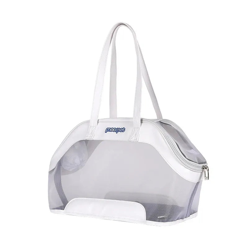 MOORPET leather cat carry bag with 25 litre capacity in multiple colour options
