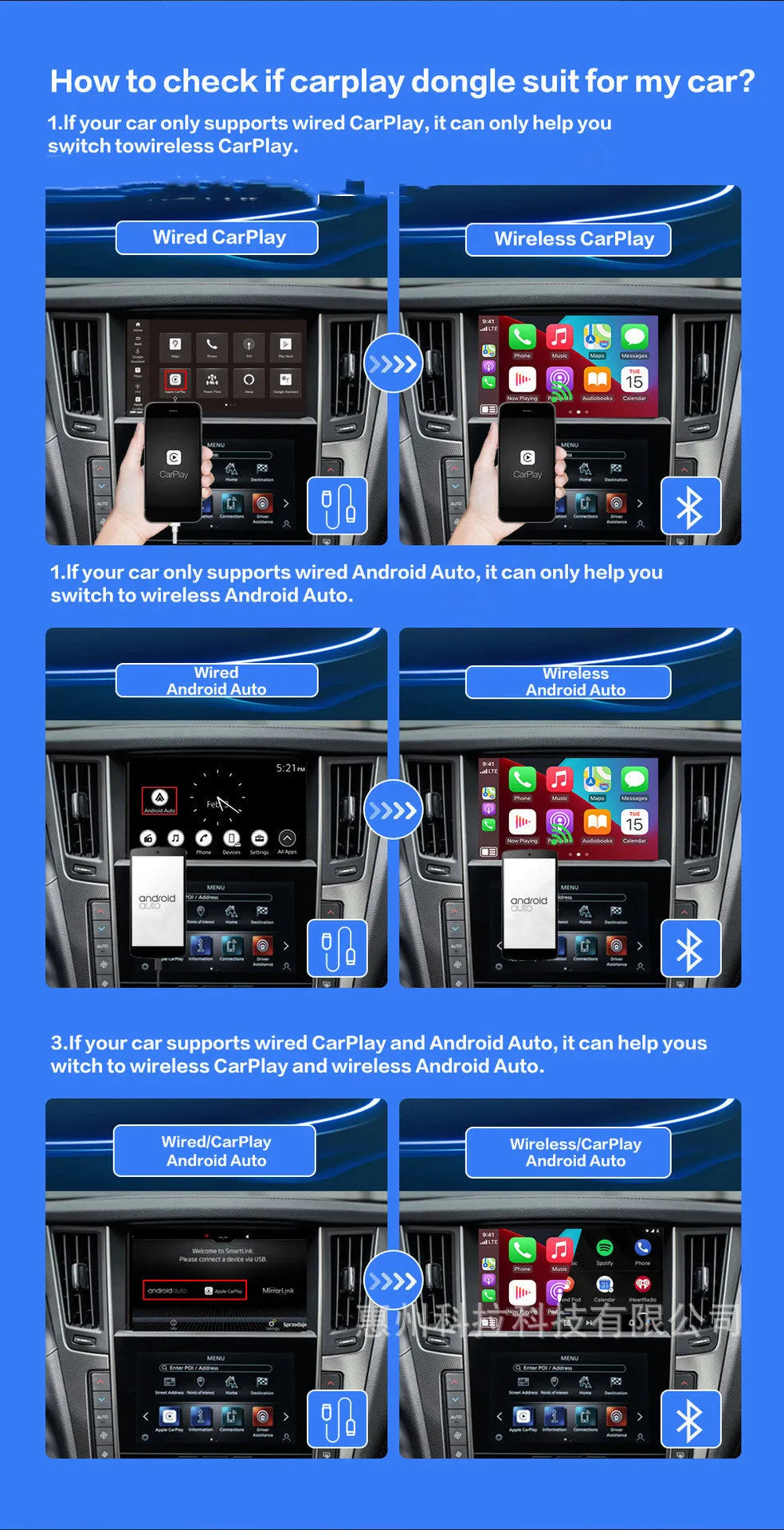Black car GPS navigation unit with 9 inch screen mounted on dashboard