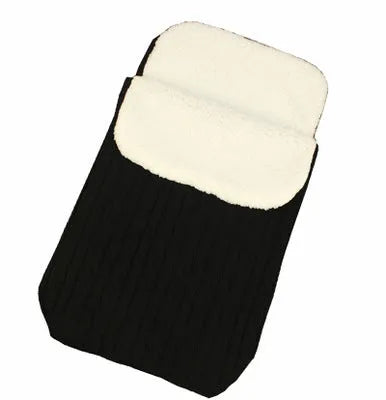 Envelope baby stroller sleeping bag in a plain colour with thick filling for winter.