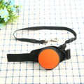 Automatic retractable dog leash showing 3 metre extension with six colour options available