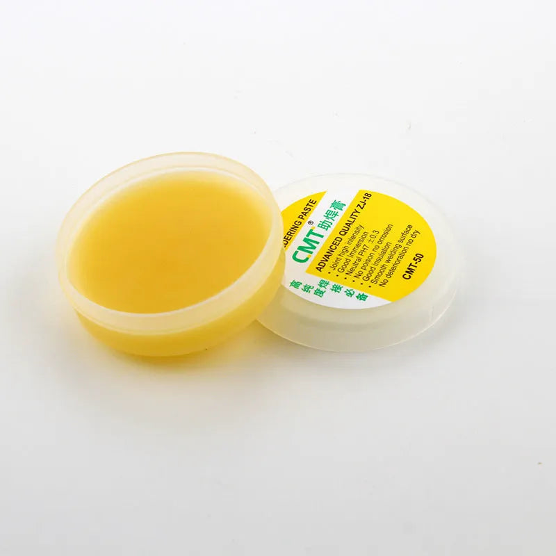 CMT rosin soldering flux paste for electric soldering iron in 85g or 50g containers