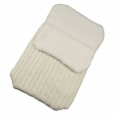 Envelope baby stroller sleeping bag in a plain colour with thick filling for winter.