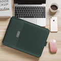 Universal laptop bag case in PU leather and TPU, fits 11 to 15 inch laptops, available in seven colours