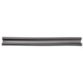 Flexible door bottom sealing strip, 21x15x6.5 cm, white, for noise reduction and draft blocking on interior doors