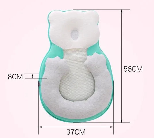 Portable folding baby travel crib with integrated soft cotton sleep cushion for newborns
